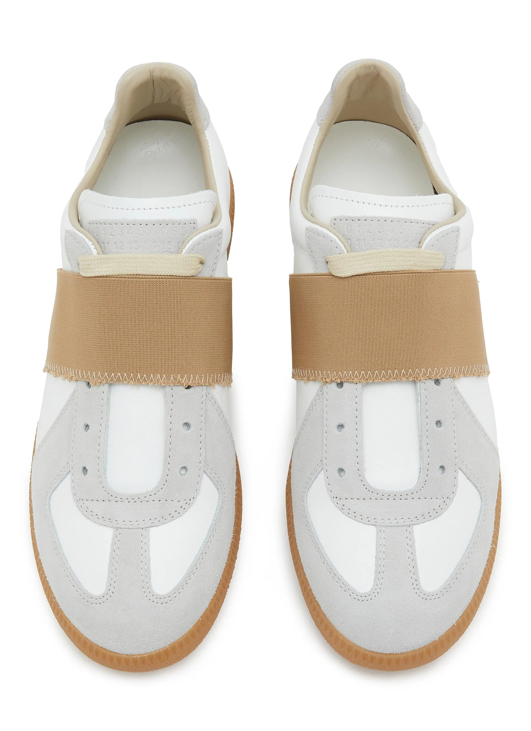 -----------MAISON MARGIELA  ---- ------------ ----Replica Elastic Band Leather Sneakers --