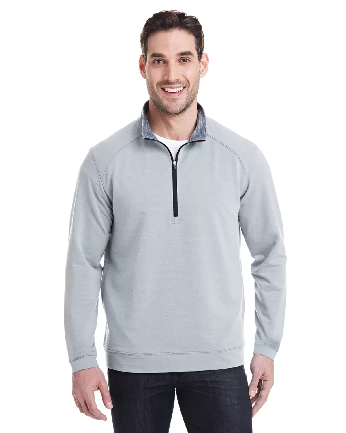 197 8434 Omega Stretch Terry Quarter-Zip Pullover SKU: 8434