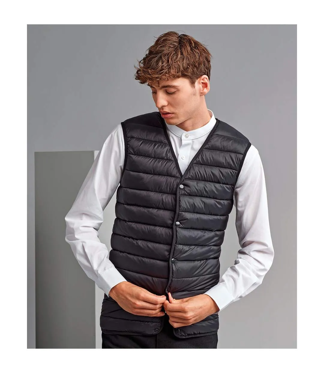 2786 Mens Padded Vest (Black) - UTRW8313