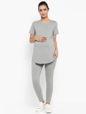 2pc. Maternity UnderBelly Leggings + T-Shirt