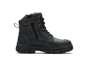 9061 Blundstone RotoFlex Steel Zip Sided Safety Boot Black