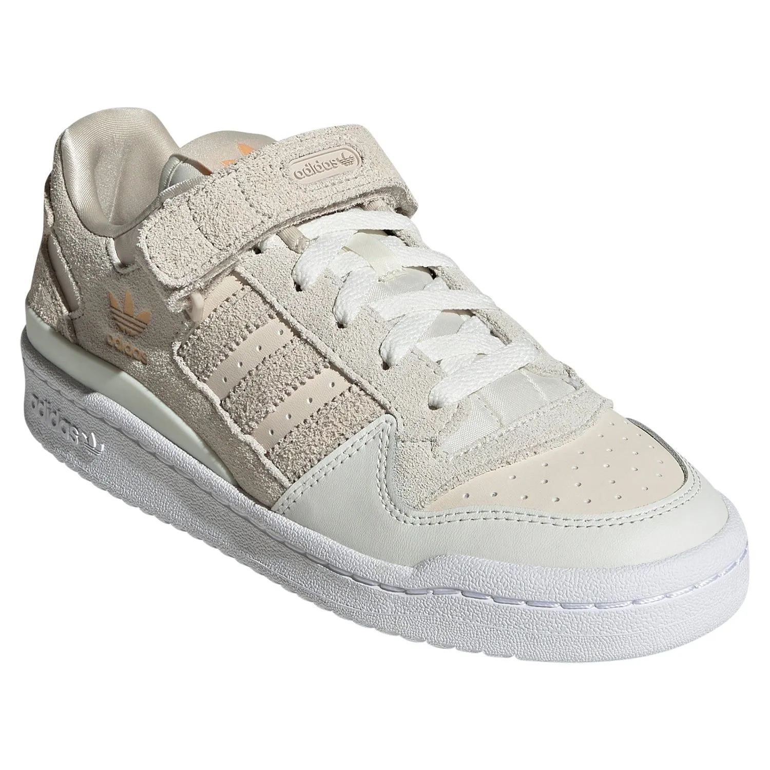 adidas Originals Womens Forum Low Shoes - Beige/White