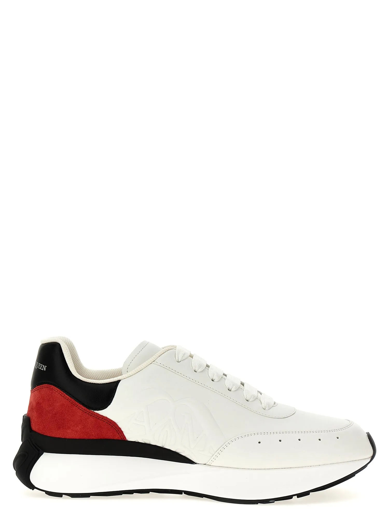 Alexander McQueen    Alexander Mcqueen Logo Leather Sneakers