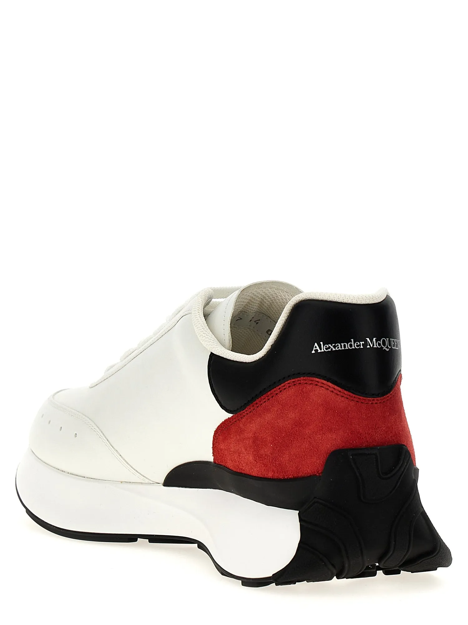 Alexander McQueen    Alexander Mcqueen Logo Leather Sneakers