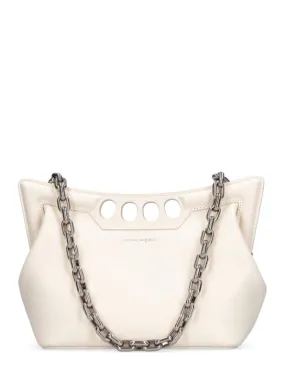 Alexander McQueen   Small Peak leather top handle bag 