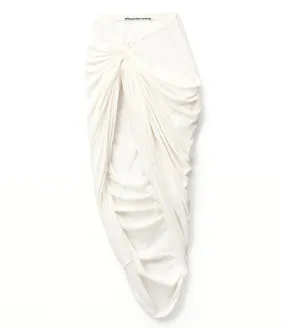 ALEXANDER WANGASYMMETRICAL DRAPED SKIRT