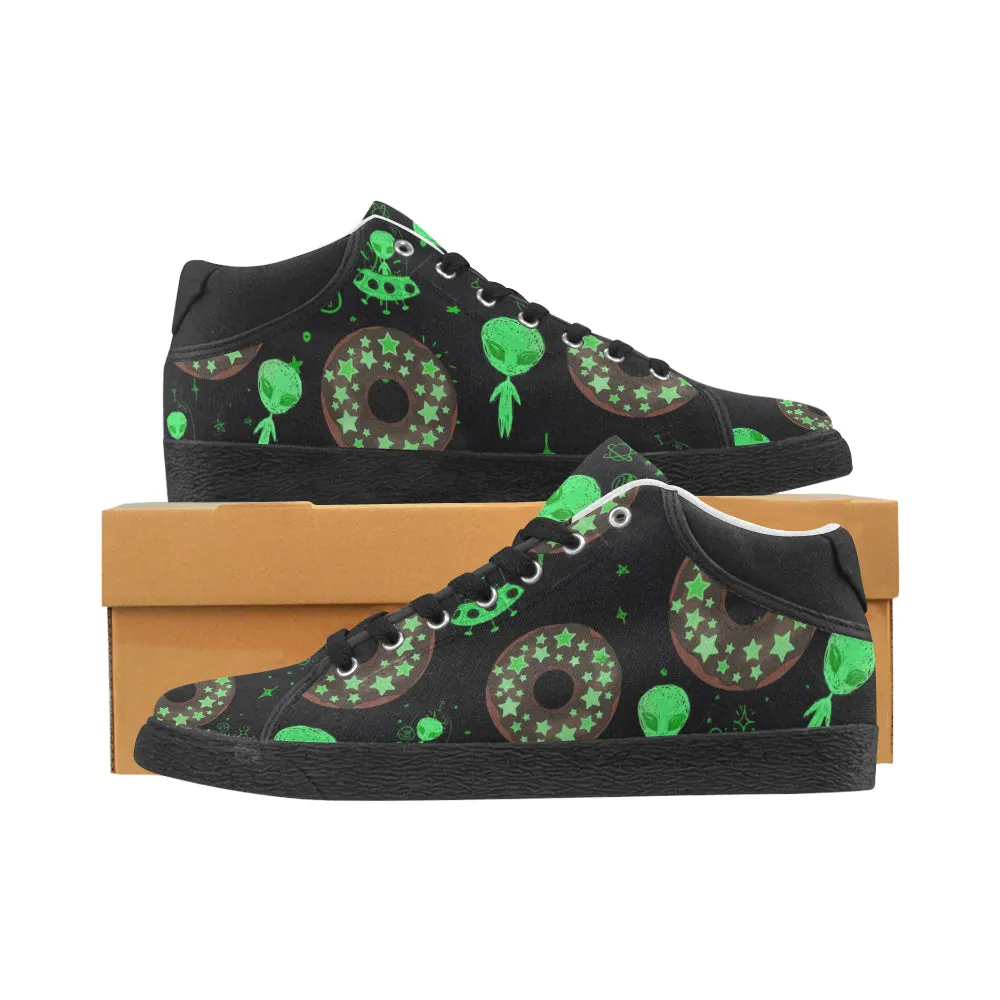 Alien Space Donut Men's Chukka Sneakers