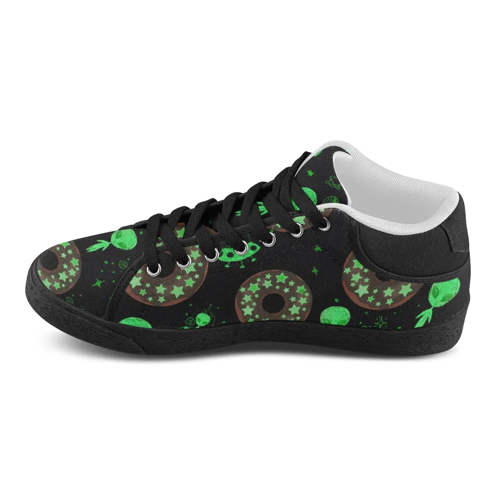 Alien Space Donut Men's Chukka Sneakers