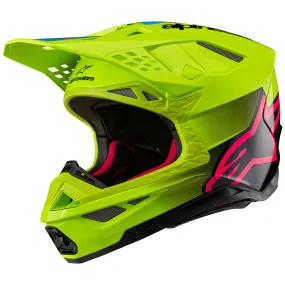 Alpinestars - SM10 Unite Flo Yellow/Black/Pink Helmet