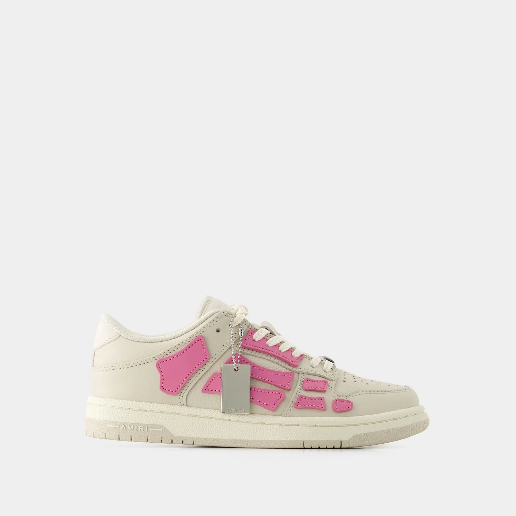 Amiri  Skel Top Low Sneakers - Amiri - Leather - Pink