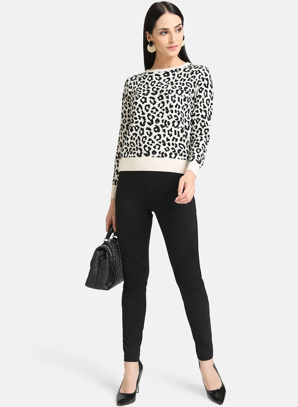 Animal Print Pullover