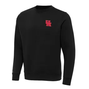 Antigua Houston Cougars Black Big & Tall Victory Pullover Sweatshirt