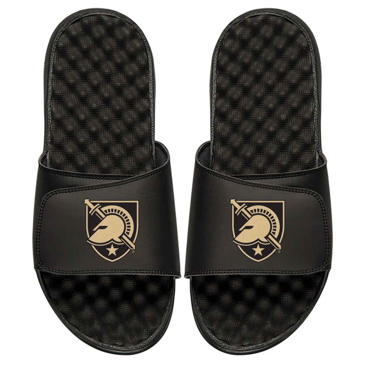 Army Black Knights ISlide Primary Logo Slide Sandals - Black