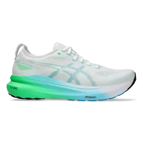 Asics Gel Kayano 31 - White - Bright Cyan