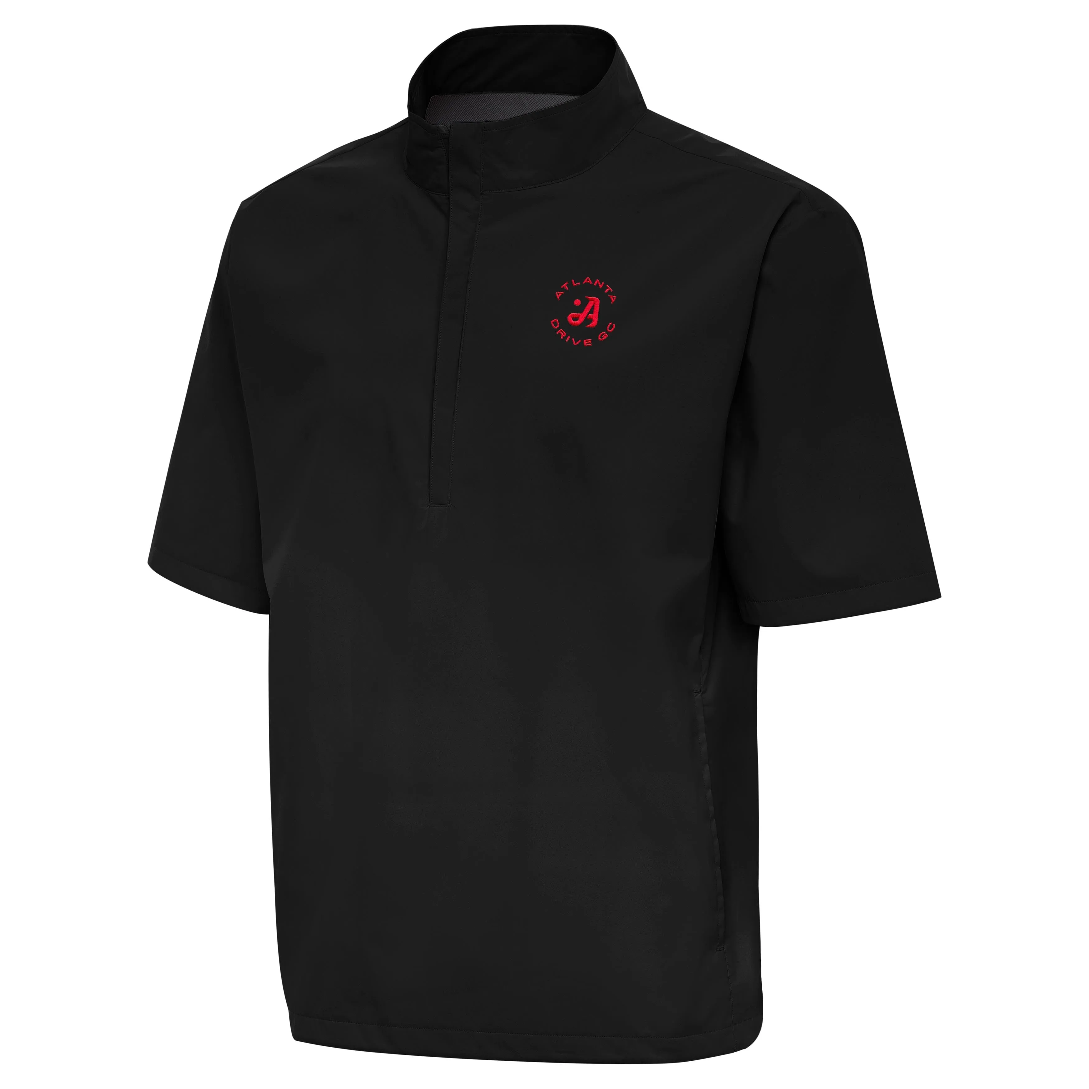 Atlanta Drive Golf Club Brisk Short Sleeve Quarter Zip Pullover