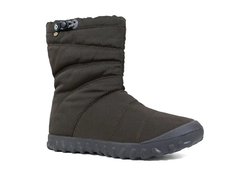 B Puffy Mid Black Women's Lightweight Insulated Boot