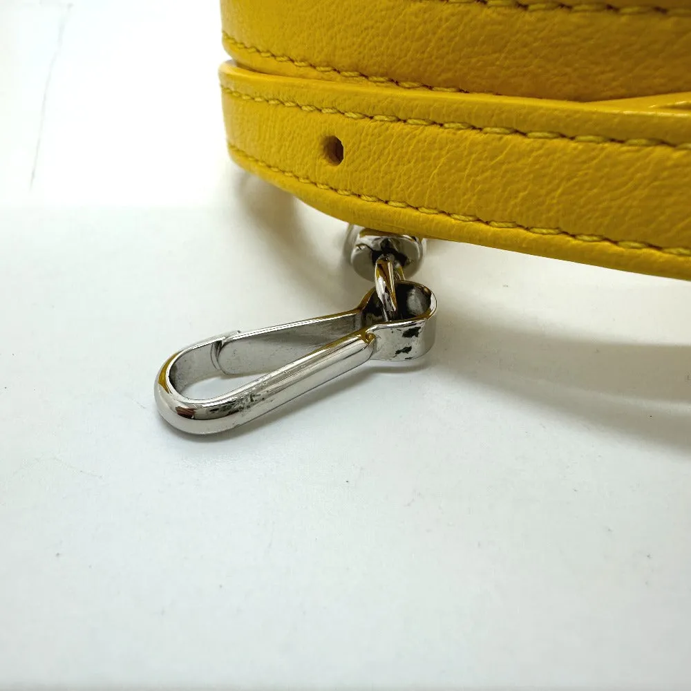 BALENCIAGA Shoulder Bag 638342 leather yellow Bucket bag EVERYDAY drawstring Women