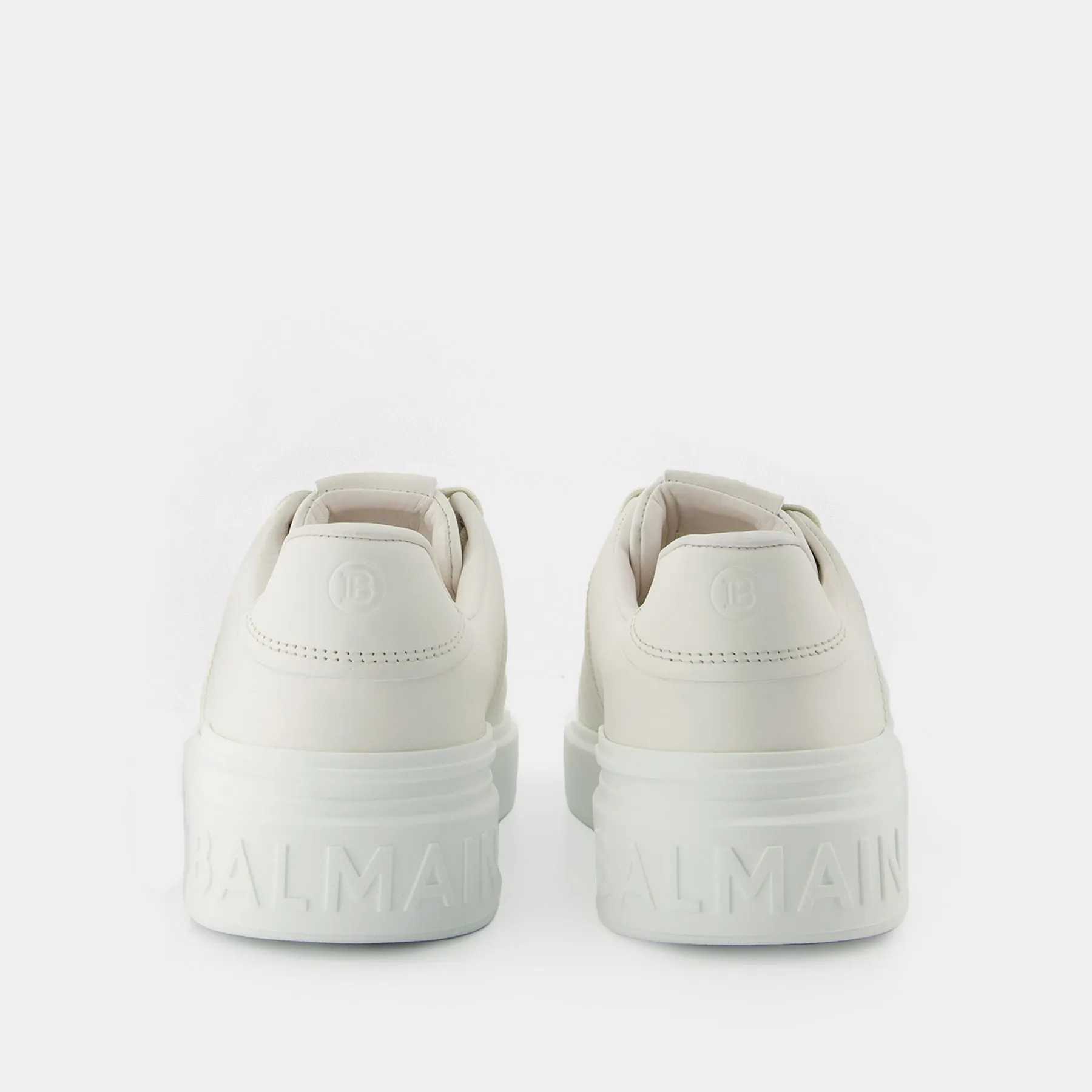 Balmain  B Court Sneakers - Balmain - White - Leather