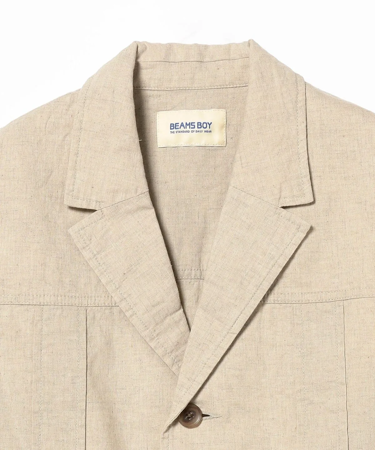 Beams Boy  O.C/L Norfolk Vest - Beige