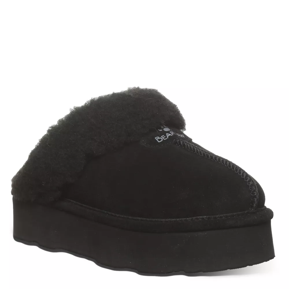 BEARPAW  WOMENS RETRO LOKI PLATFORM SLIPPER