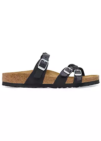 Birkenstock Women’s Black Franca Braided Sandals | Grattan