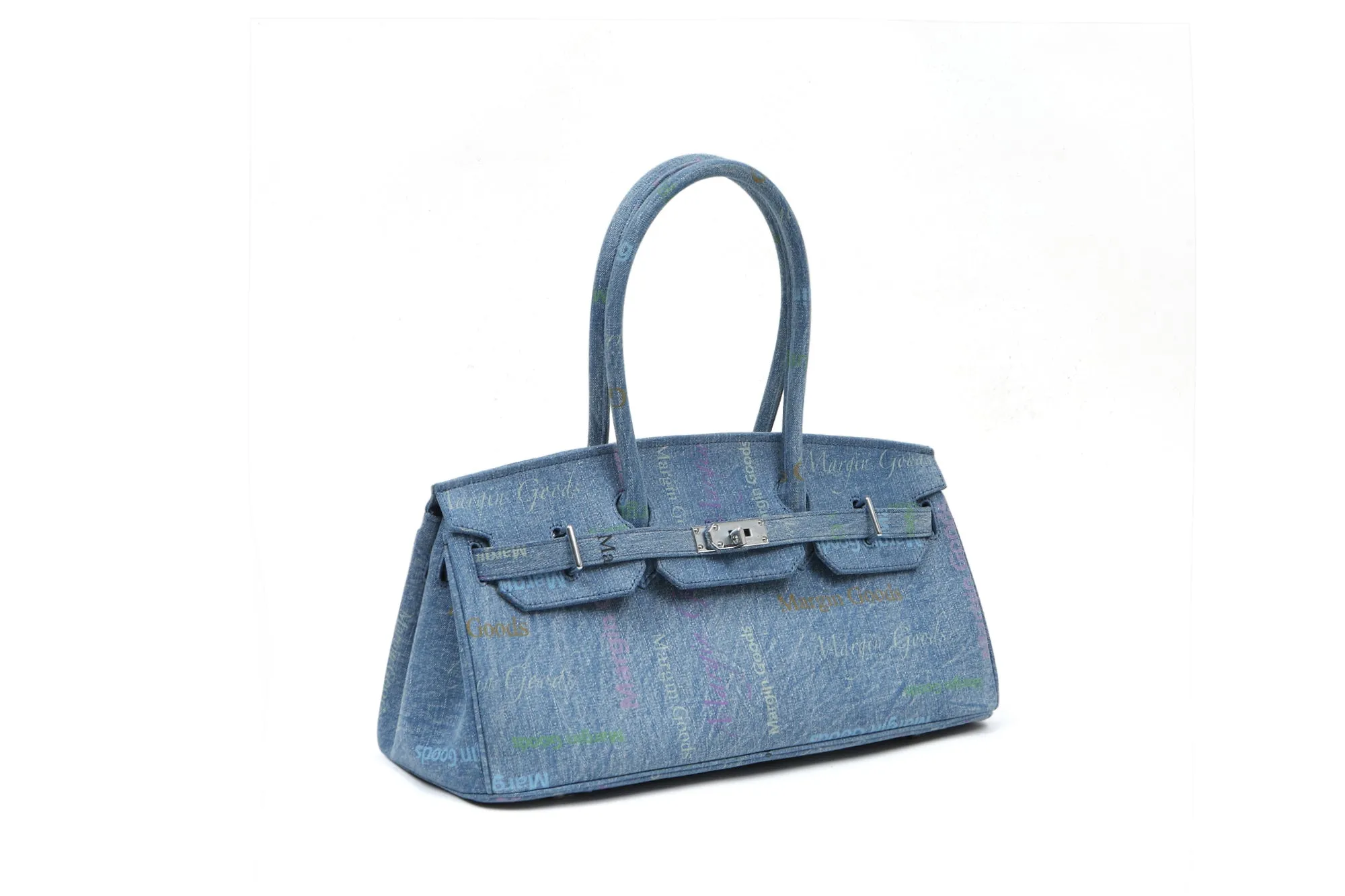 Blue Coded Print Common Bag-