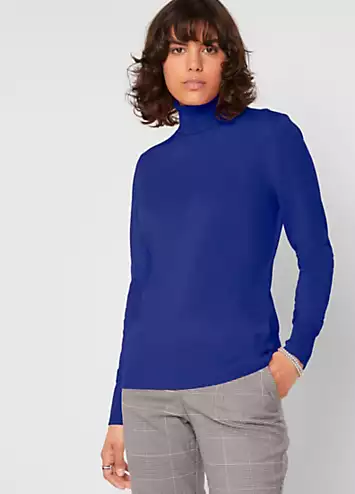 bonprix Smooth Knit Polo Neck | Grattan