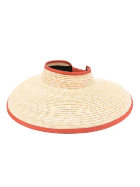 Borsalino    Borsalino Sunny Straw Visor Hat