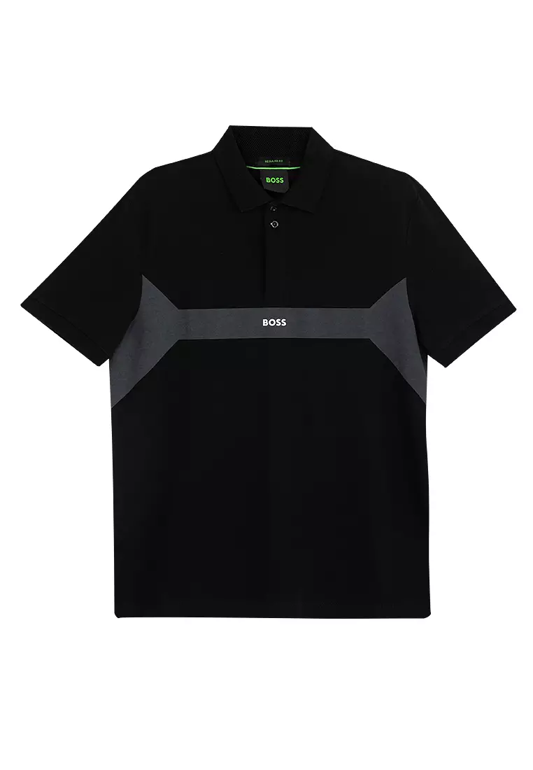 BOSS Short Sleeve Cotton Polo Shirt