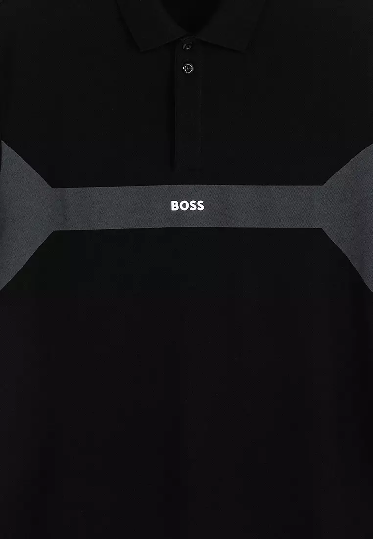 BOSS Short Sleeve Cotton Polo Shirt