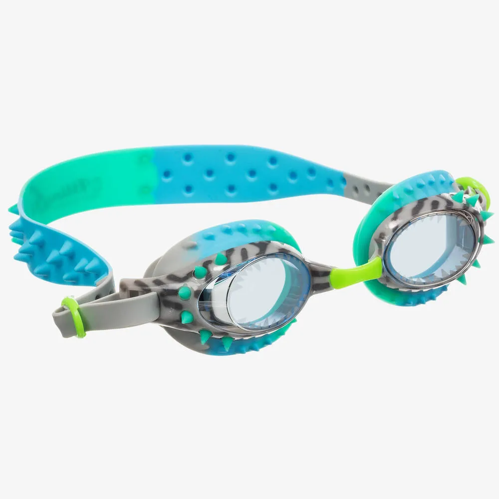 Boys Grey & Blue Swimming Goggles