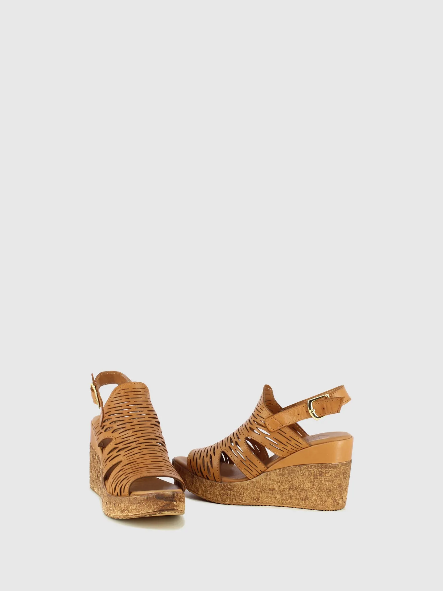 Brown Wedge Sandals