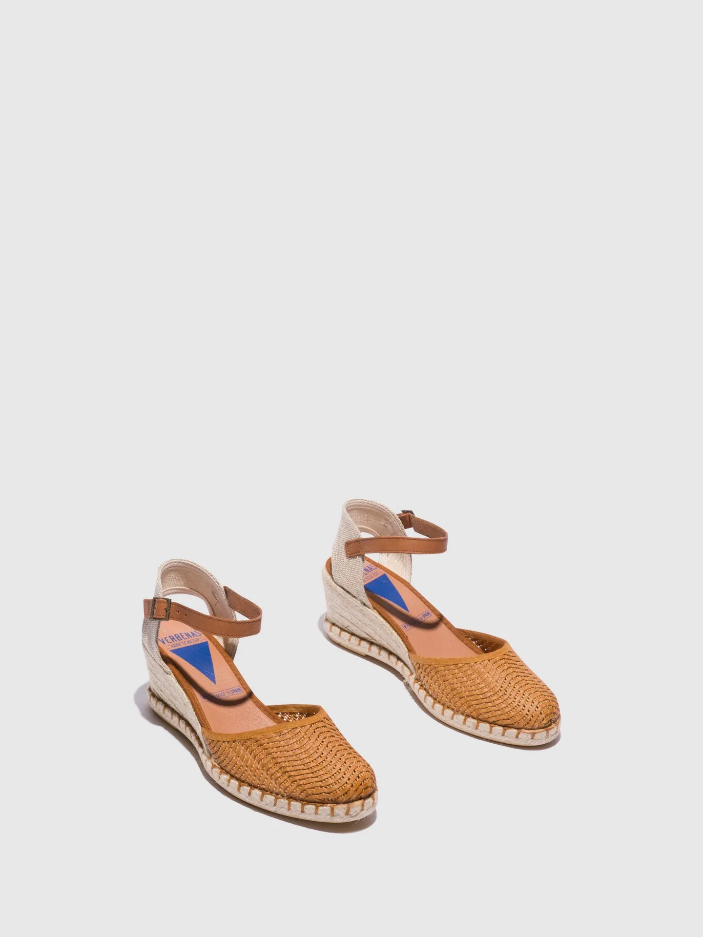 Camel Wedge Sandals