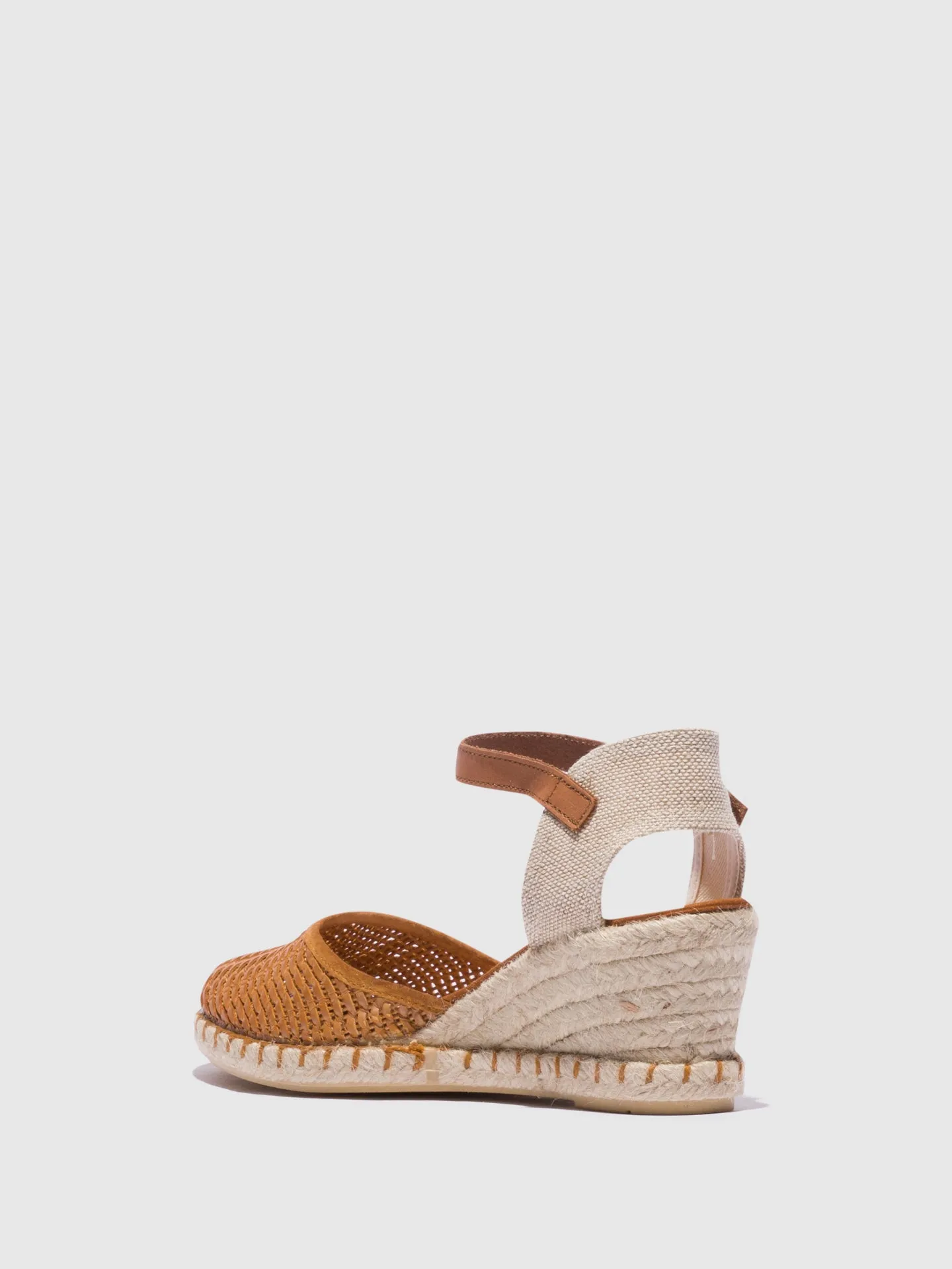 Camel Wedge Sandals