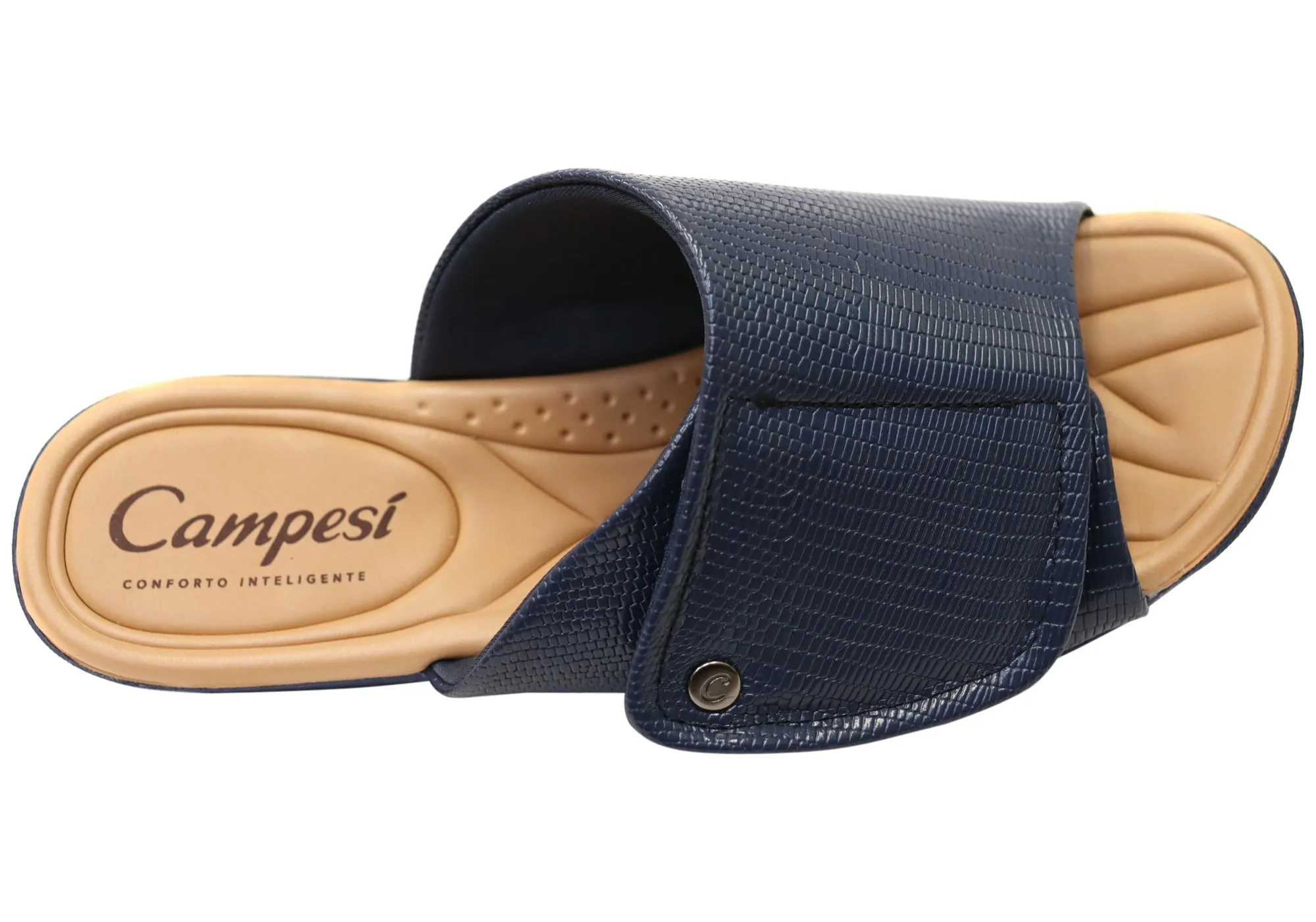 Campesi Zarina Womens Comfortable Slides Sandals Made In Brazil