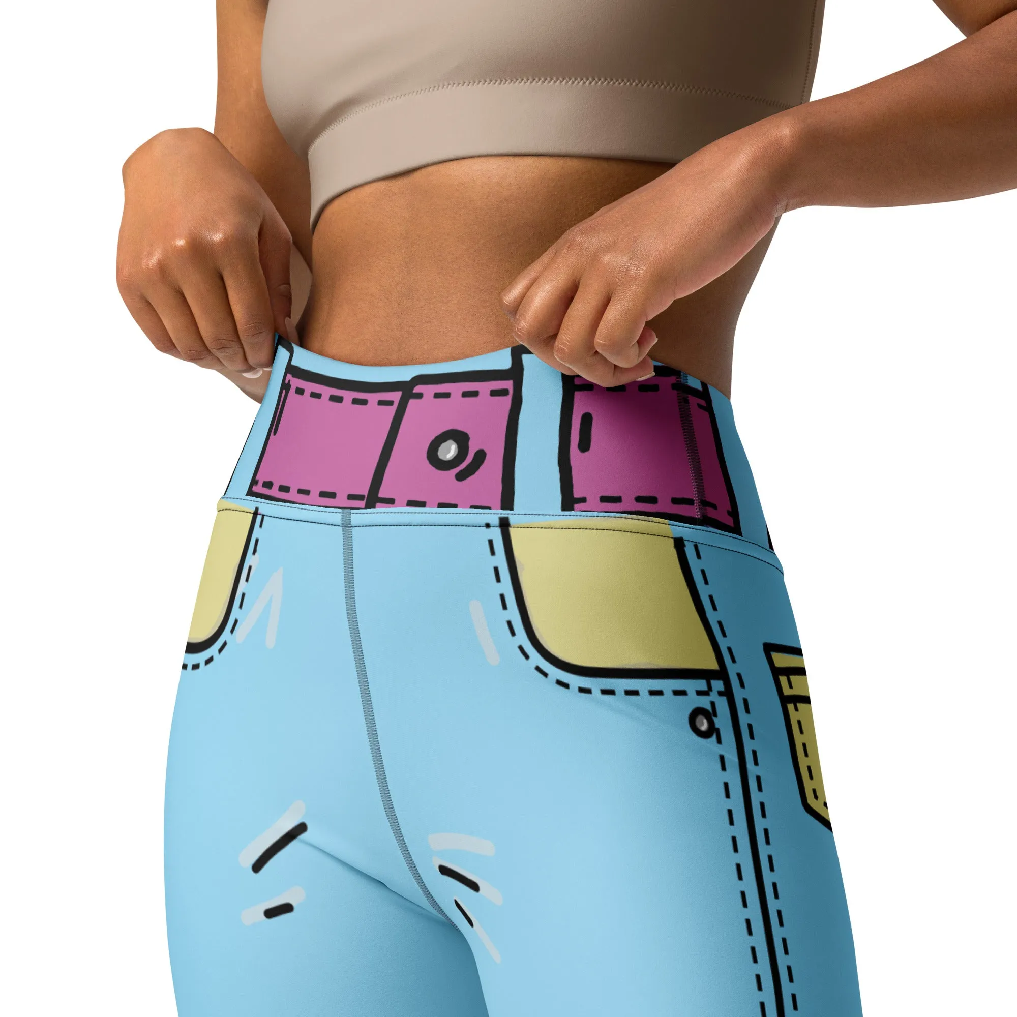 Cartoonized Yoga Leggings