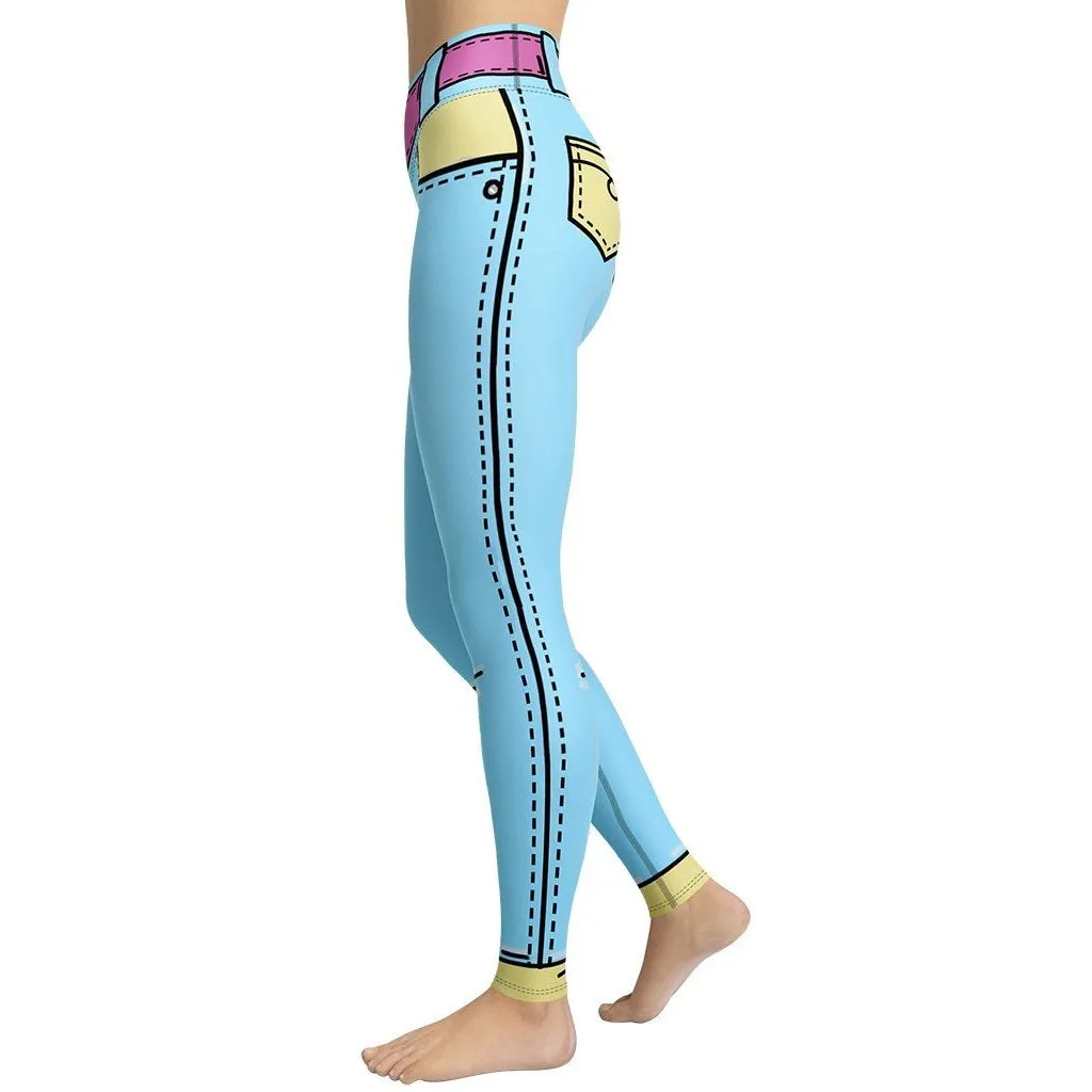 Cartoonized Yoga Leggings