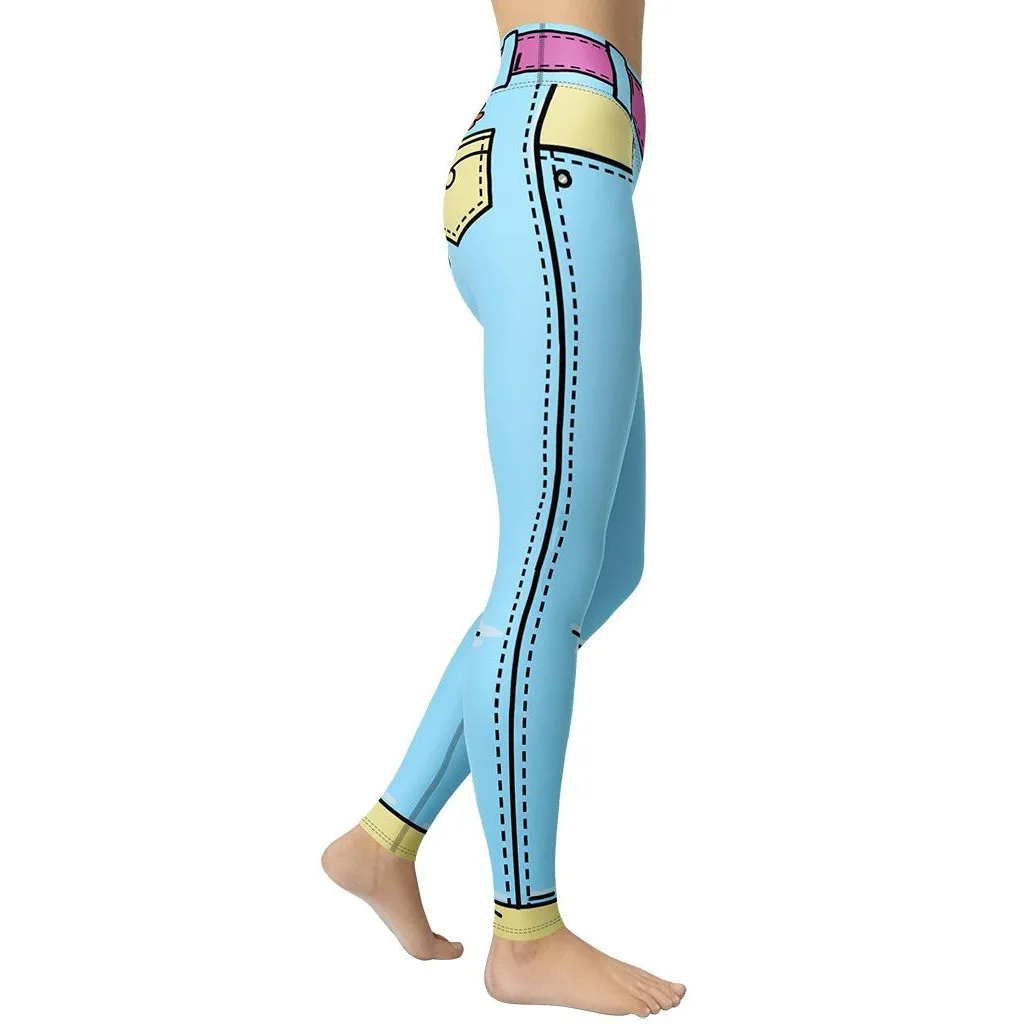 Cartoonized Yoga Leggings