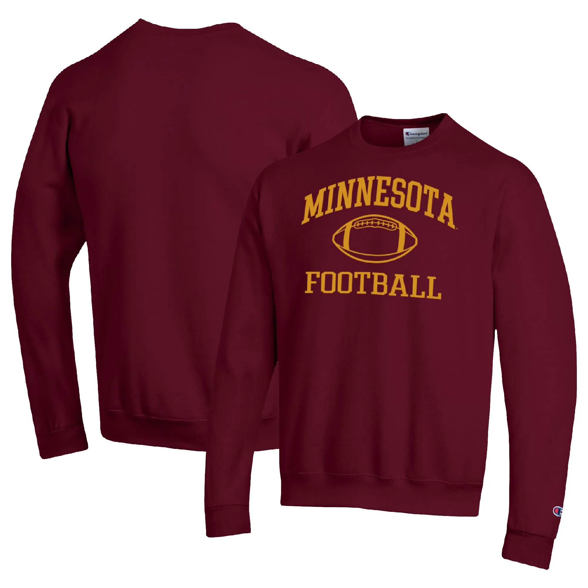 Champion Minnesota Golden Gophers Maroon Football Icon Pullover Sweatshirt