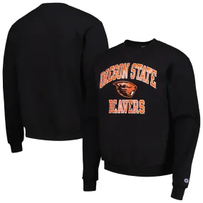 Champion Oregon State Beavers Black High Motor Pullover Sweatshirt