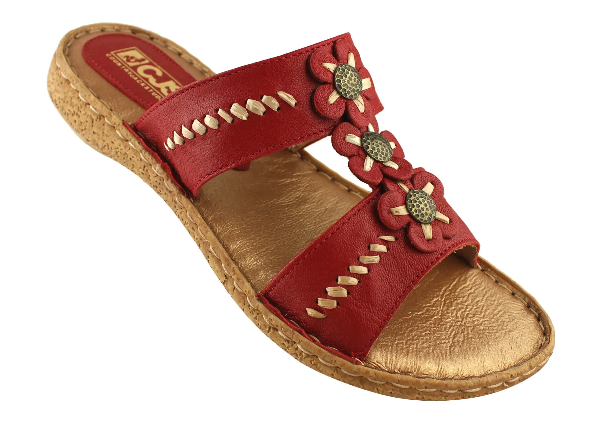 Country Jacks C391 Womens Comfort Sandals MADE IN ITALY