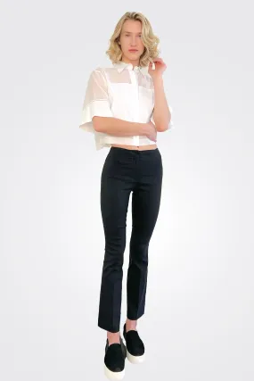 Crop Trousers - Noir