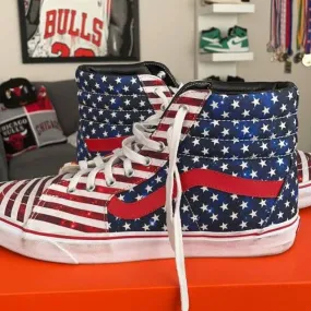 Custom High top Vans! "ALL AMERICAN"