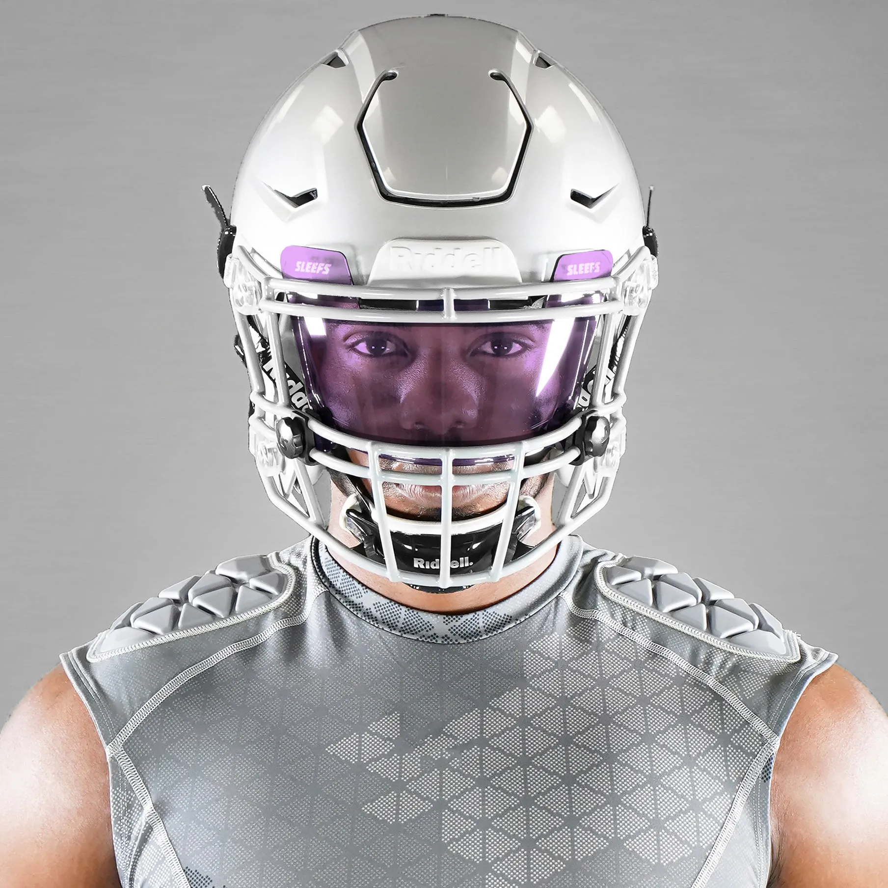 Cyber Purple Clear Helmet Eye-Shield Visor