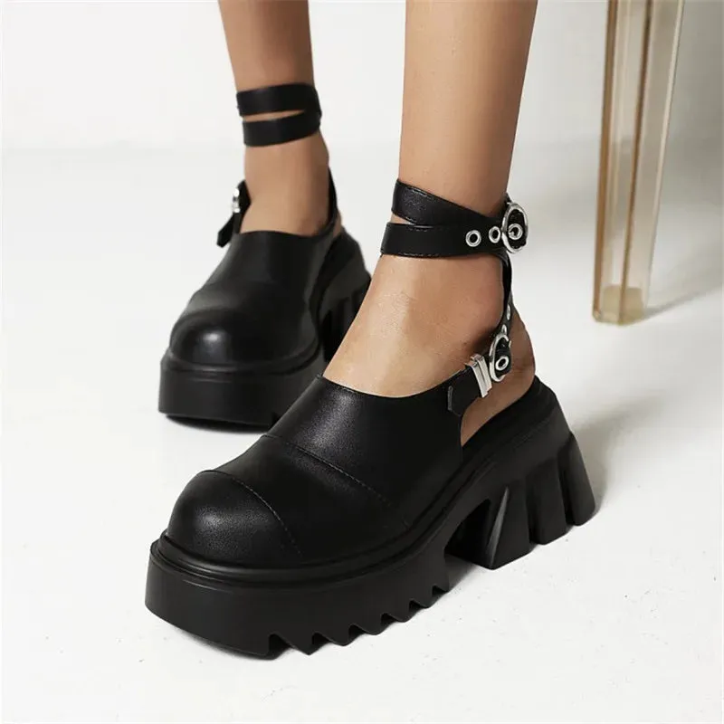 Dark Enigma Sandals