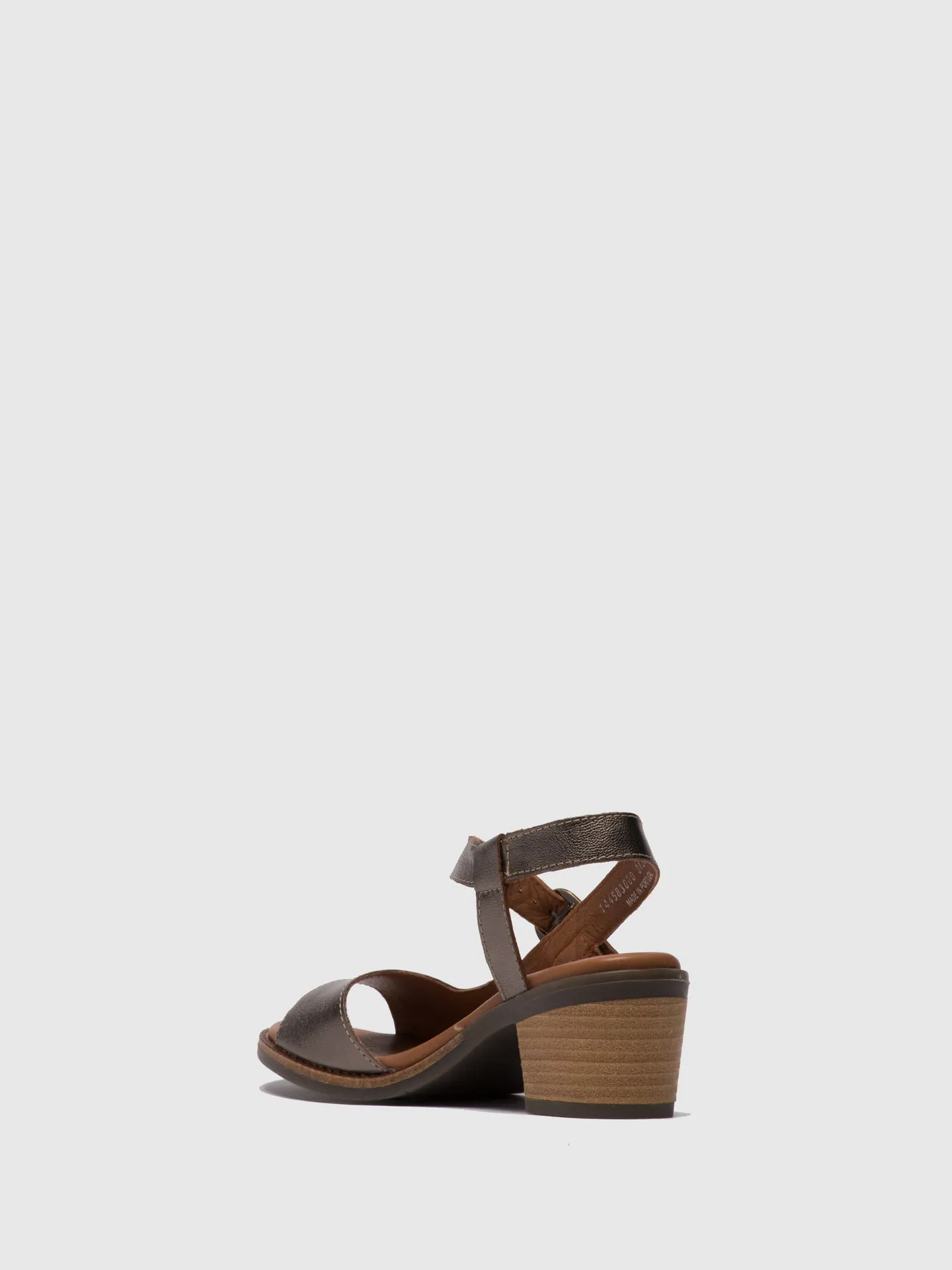 DarkGray Buckle Sandals