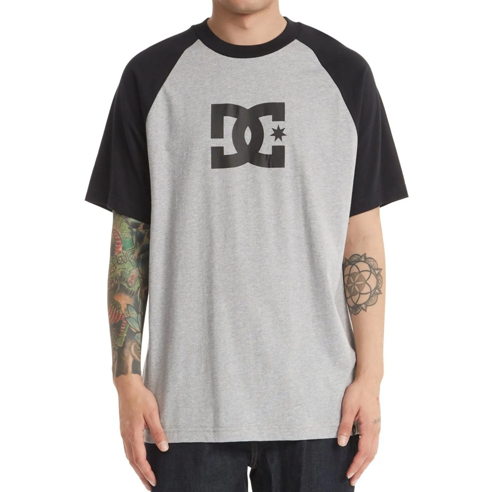 DC Shoes Mens DC Star Raglan Cotton T-Shirt