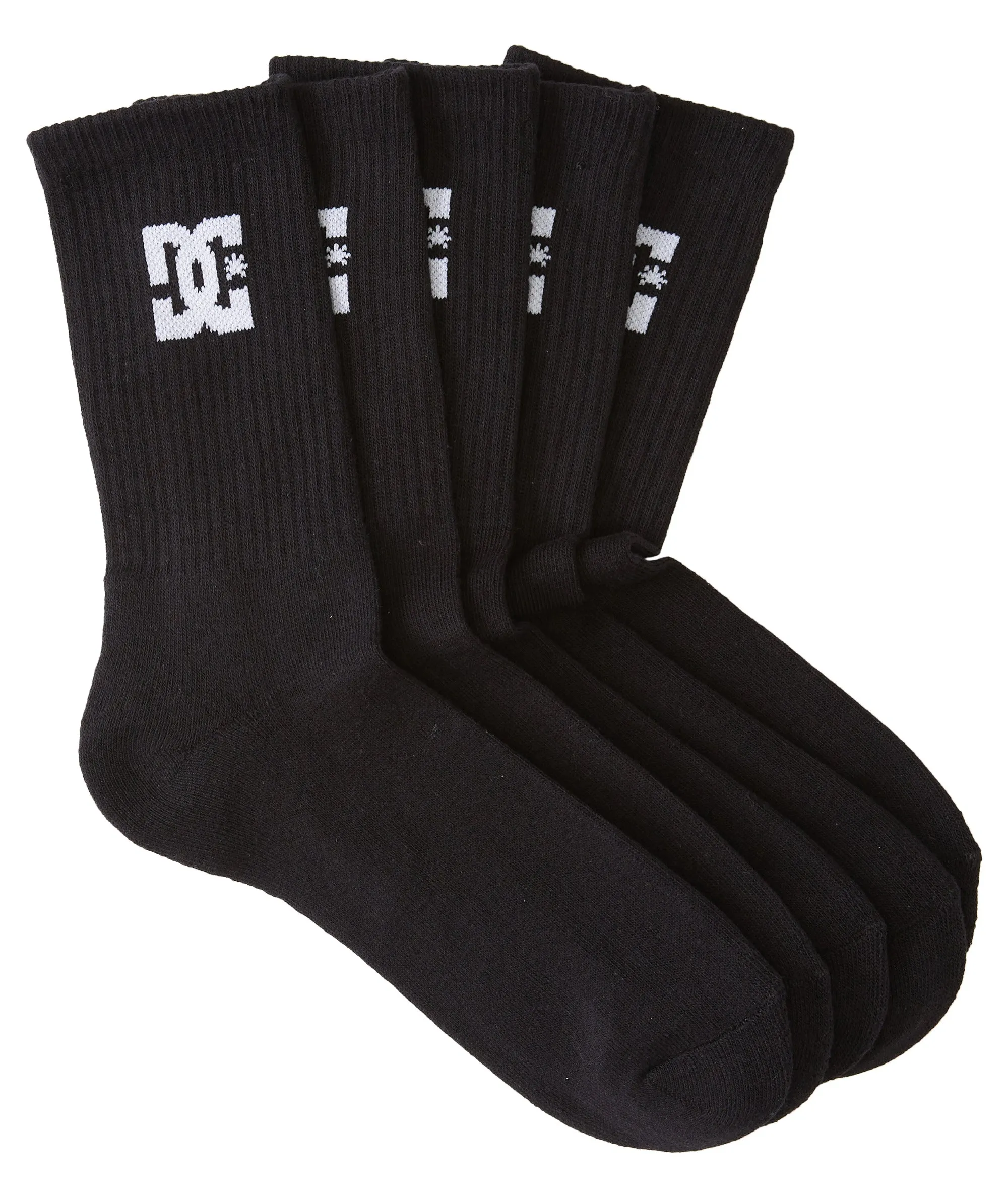 DC Shoes Mens SPP Crew Socks - 5 Pair Pack - 7-11UK