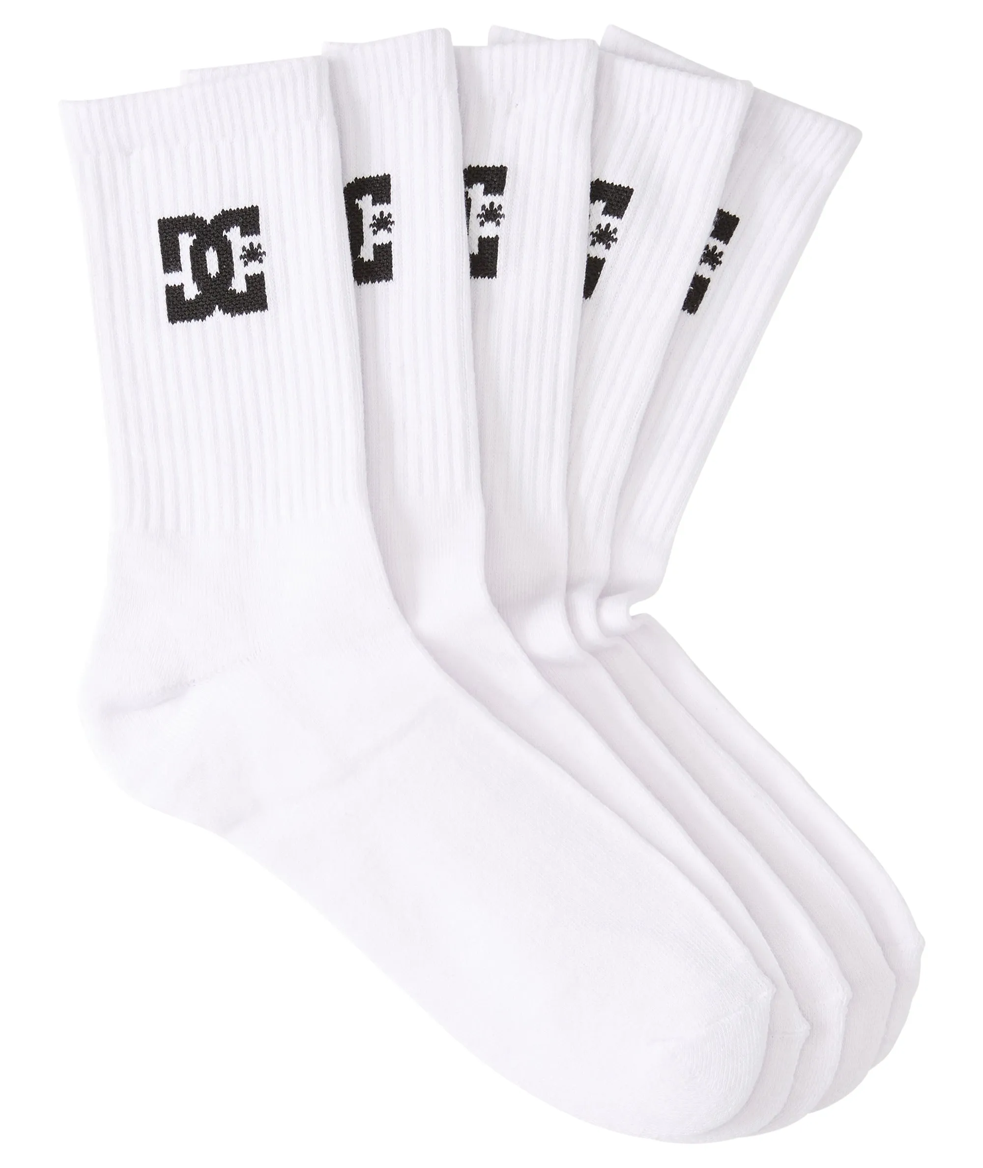 DC Shoes Mens SPP Crew Socks - 5 Pair Pack - 7-11UK