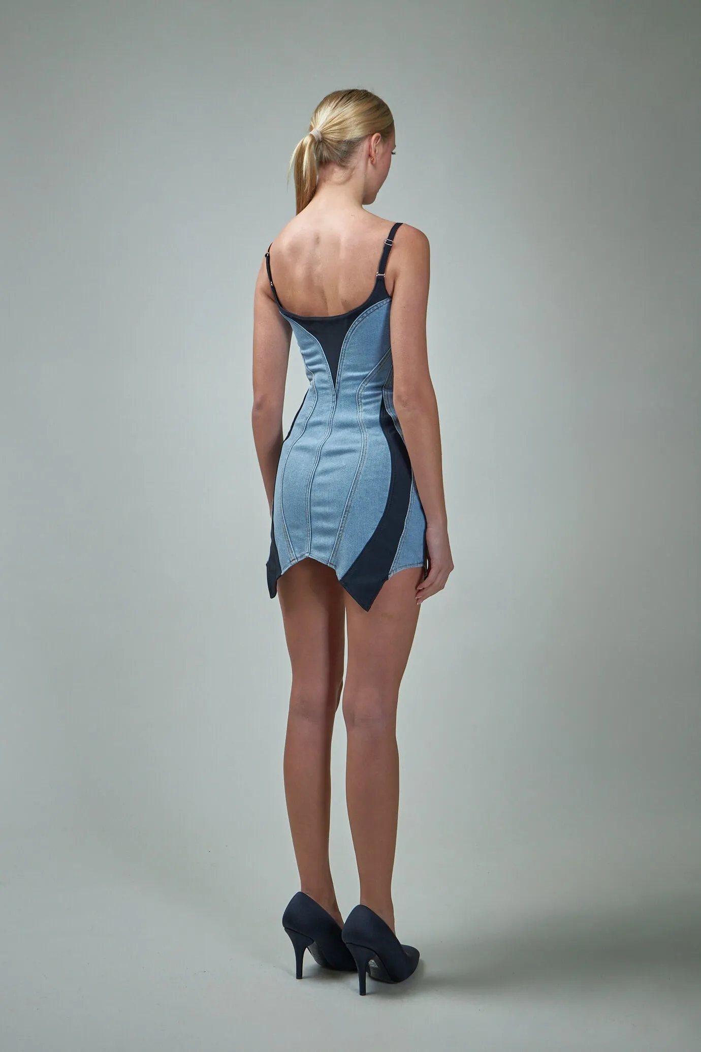 Denim Jersey Dress